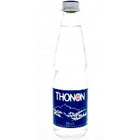 Минеральная вода природная питьевая столовая «Thonon», 0.33л, стекло, без газа