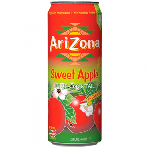 Холодный чай Arizona Sweet Apple, Сладкое Яблоко банка 0,68 л