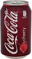 Напиток Coca-Cola Cherry, Кока Кола Черри 0.33л, ж/б (Великобритания) 