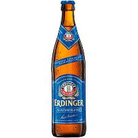 Безалкогольное пиво Erdinger Alkoholfrei, Эрдингер светлое 0.4%, 0.5, стекло