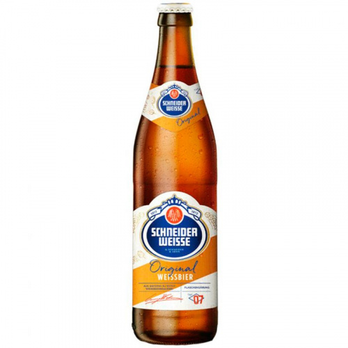 Пиво Schneider Weisse, Tap 07 Mein Original, Майн Оригинал светлое 5.4%, 0.5, стекло