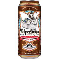 Пиво Wolpertinger Hefeweissbier, Вольпертингер пшеничное нефильтрованное светлое 5.5%, 0.5л, банка