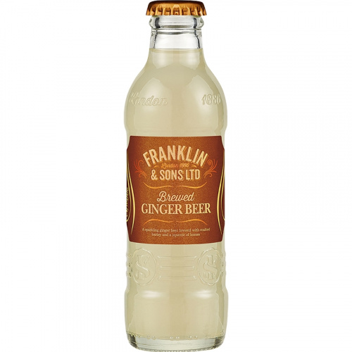 Напиток Тоник «Franklin & Sons» Brewed Ginger Beer, Брюд Джинджер Бир, 0.2, стекло