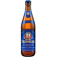 Безалкогольное пиво Erdinger Alkoholfrei, Эрдингер 0.5%, 0.5, стекло