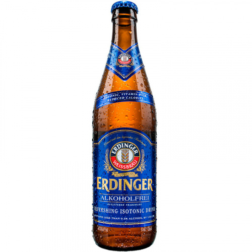 Безалкогольное пиво Erdinger Alkoholfrei, Эрдингер 0.5%, 0.5, стекло