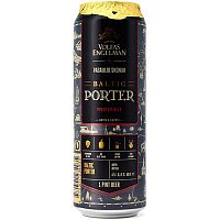 Пиво Volfas Engelman Baltic Porter, Вольфас Энгельман Балтик Портер темное 6,0%, 0,568, банка
