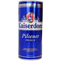 Пиво Kaiserdom Pilsener, Кайзердом Пилснер светлое 4,7%, 1,0, банка