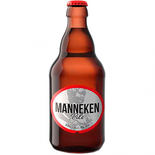 Пиво Lefebvre Manneken Pils, Лефевр Маннекен Пилс светлое 5.0%, 0.33, стекло