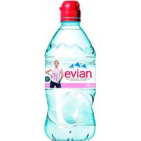 Минеральная вода без газа Evian Эвиан 0,75 Пластик (Спорт)