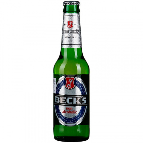 Безалкогольное пиво Beck`s Blue Non Alcoholic, Бекс Блю 0.5%, 0.33, стекло