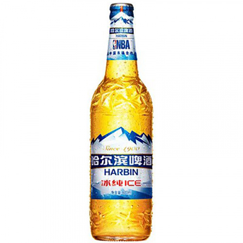 Пиво Harbin Ice, Харбин Ледяное светлое 3.6%, 0,5 стекло