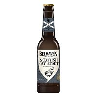 Пиво Belhaven Scottish Oat Stout, Белхевен Скоттиш Оат Стаут 7.0% 0,33, стекло