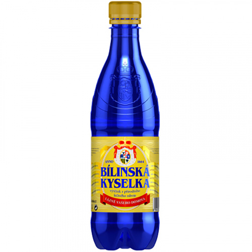 Лечебно - столовая минеральная вода «Bilinska Kyselka», Билинска Киселка  0.5л, с газом, Пэт