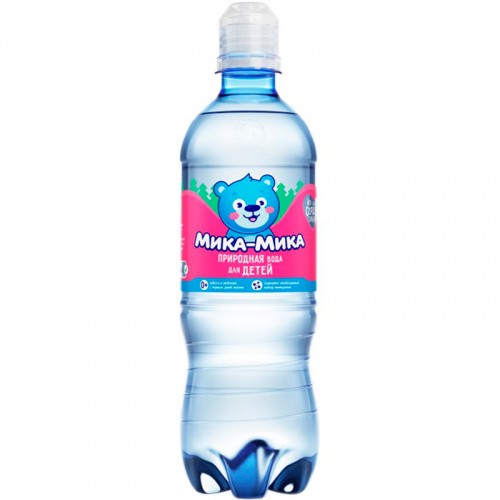 Природная вода для детского питания «Мика - Мика» 0.5 без газа, пэт