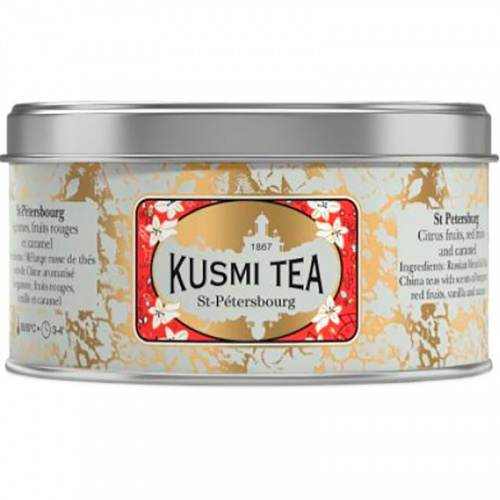Чай Kusmi tea St Petersburg / Санкт-Петебург Банка, 125гр.