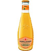 Сокосодержащий напиток S.Pellegrino Aranciata, С.Пеллегрино Апельсиновый стекло 0,2л x 24шт