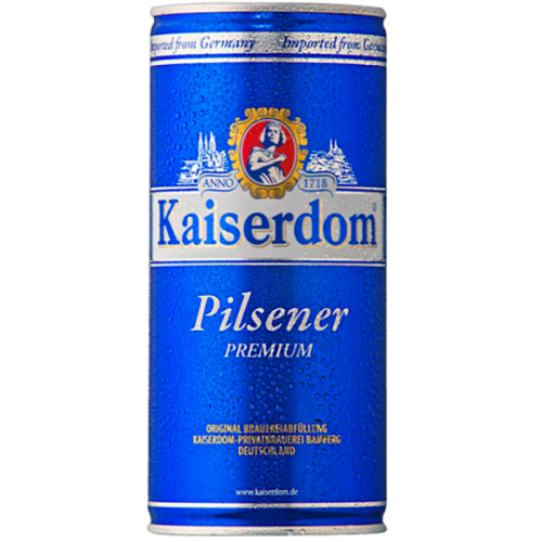 Пиво Kaiserdom Pilsener, Кайзердом Пилсенер 4,9% 1л, банка