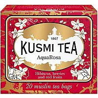 Чай Kusmi tea «AquaRosa» Red fruits, hibiscus, black berries, USDA Organic, Саше (20шт)