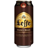 Пиво Leffe Brune, Леффе Брюн темное 6.5%, 0.05, банка