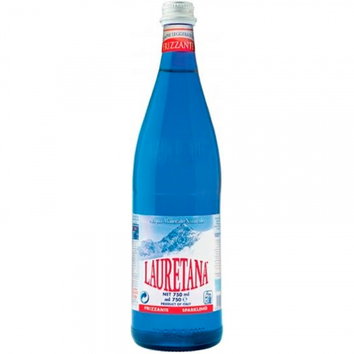 Lauretana Blue Glass 0.75л.*6 шт. (Стекло) С газом