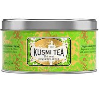 Чай Kusmi tea Ginger-Lemon Green Tea / Имбирно -лимонный зеленый чай Банка, 125гр.