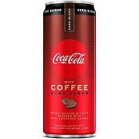 Напиток Coca-Cola with Coffee Dark Zero, Кока-Кола Кофе Дарк Зеро 355мл, банка (США)