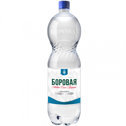 Минеральная природная питьевая вода «Боровая» 1.5л без газа, пэт