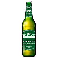 Пиво Bakalar Premium Lager, Бакалар Премиум Лагер светлое 4.9%, 0.5, стекло