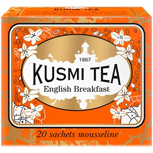 Чай Kusmi tea "English Breakfast" черный чай, Саше (2,2гр *20шт) 44гр