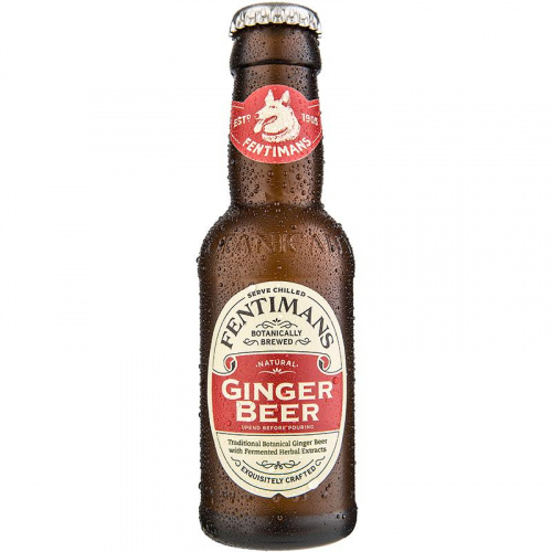 Напиток безалкогольный FENTIMANS Ginger beer (имбирное пиво) 0,125л. стекло