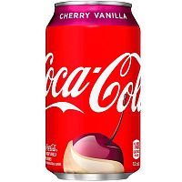 Напиток Coca Cola Cherry-Vanilla, Кока Кола Вишня-Ваниль 0,355л х 12шт, ж/б (США)