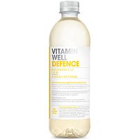 Напиток «Vitamin Well» Defence, Лимон и Бузина, 0,5л, пластик