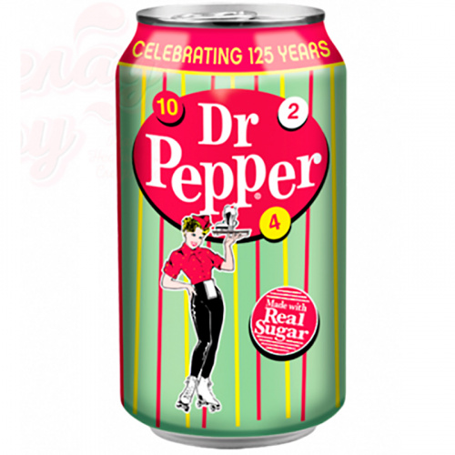 Dr. Pepper Real Sugar (Доктор Пеппер) 0.355 ж