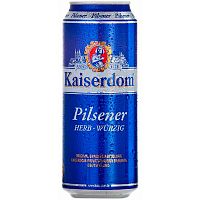 Пиво Kaiserdom Pilsener, Кайзердом Пилснер светлое 4,7% 0,5, банка