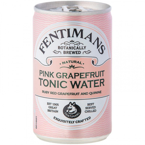 Напиток безалкогольный FENTIMANS Pink Grapefruit Tonic (розовый грейпфрут) 0,15л. ж/б