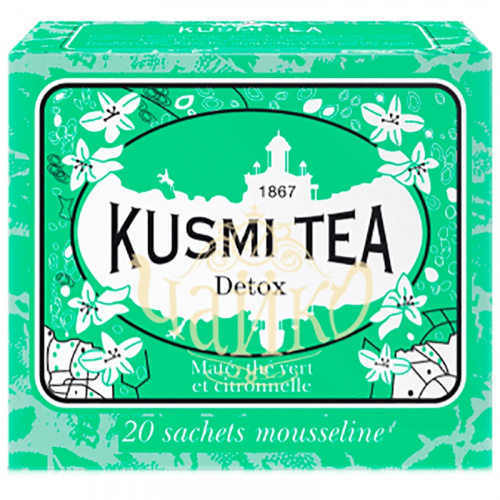 Чай Kusmi tea "Full Detox" зеленый чай, Саше (2,2гр *24шт) 52,8 гр
