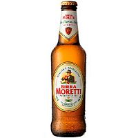 Пиво Birra Moretti Premium Lager, Бирра Моретти 4.6%, 0.33, стекло