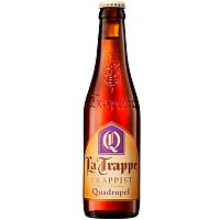 Пиво La Trappe Quadrupel, Ла Трапп Квадрупель фильтрованное 10.0%, 0.33л. стекло