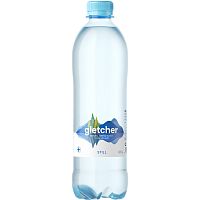 Минеральная родниковая вода «Gletcher», 0.5л, без газа, пэт