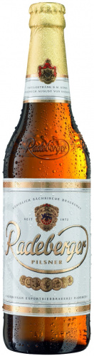 Пиво Radeberger Pilsner, Радебергер Пилснер светлое 4,8%, 0.5л, стекло