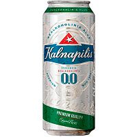 Безалкогольное пиво Kalnapilis Nealkoholinis, Калнапилис Неалкохолинис  0.4%, 0.5, банка