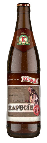 Тёмное пиво КОНРАД 11° Вратиславский Капуцин (KONRAD 11° TMAVE PIVO VRATISLAVICKY KAPUCIN) 4,4% 0,5 л