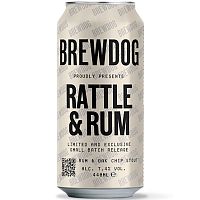 Пиво Brewdog Rattle & Rum Stout, Раттл энд Рам Стаут 7.4%, 0.44, банка