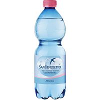 Минеральная вода San Benedetto, Сан Бенедетто 0.5 негазированная пластик