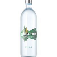 Минеральная родниковая вода «Gletcher», 0.75л, с газом, стекло