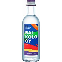 Вода природная питьевая Baikology, Байколоджи 0.275 с газом, стекло