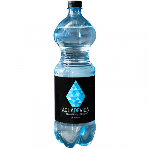 Природная родниковая вода «Aquadevida» Аквадевида минеральная вода без газа, 1.5л, ПЭТ