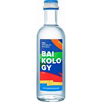 Вода природная питьевая Baikology, Байколоджи 0.275 без газа, стекло