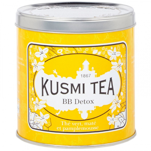 Чай Kusmi tea зеленый листовой "BB Detox" банка 250 гр