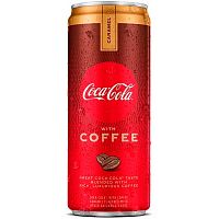 Coca-Cola with Coffee Caramel, Кока-Кола Кофе Карамель 355мл, банка